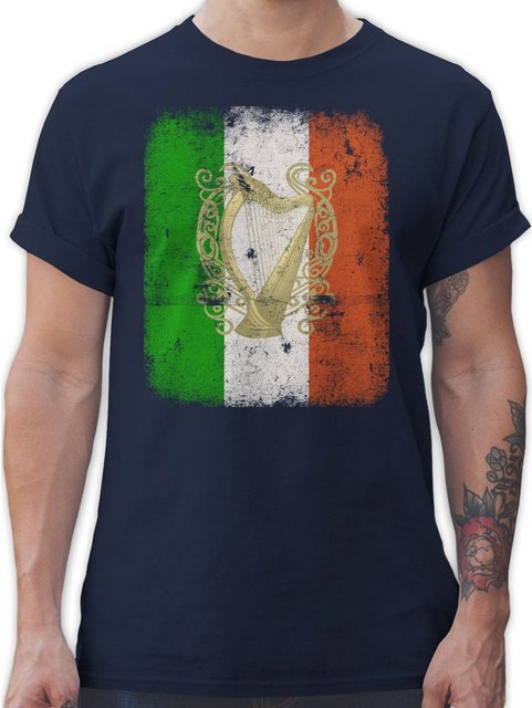 Shirtracer T-Shirt Irland Irische Irish Flagge Flag St. Patricks Day günstig online kaufen