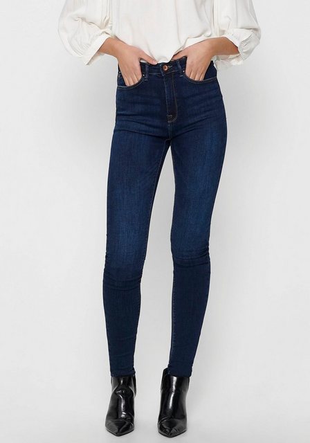 Only Damen Jeans onlPAOLA HW SK DNM JEANS AZGZ878 - Skinny Fit - Blau - Dar günstig online kaufen