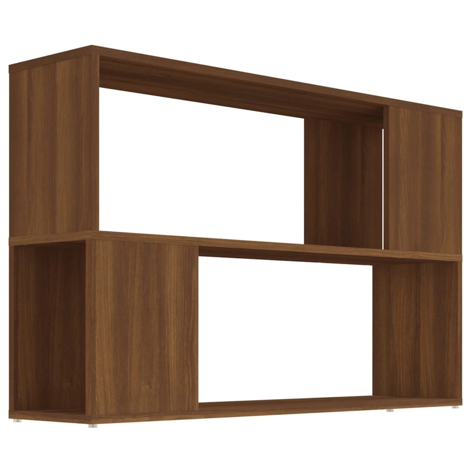 vidaXL Bücherregal Braun Eichen-Optik 100x24x63 cm Holzwerkstoff günstig online kaufen