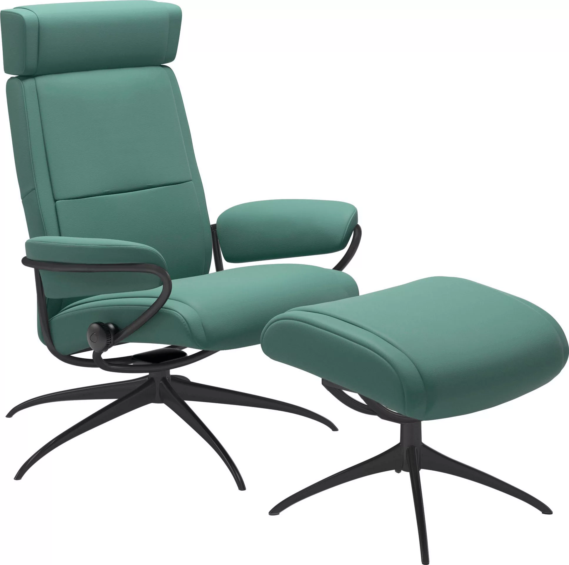 Stressless® Relaxsessel »Paris«, (Set, Relaxsessel mit Hocker), mit Hocker, günstig online kaufen