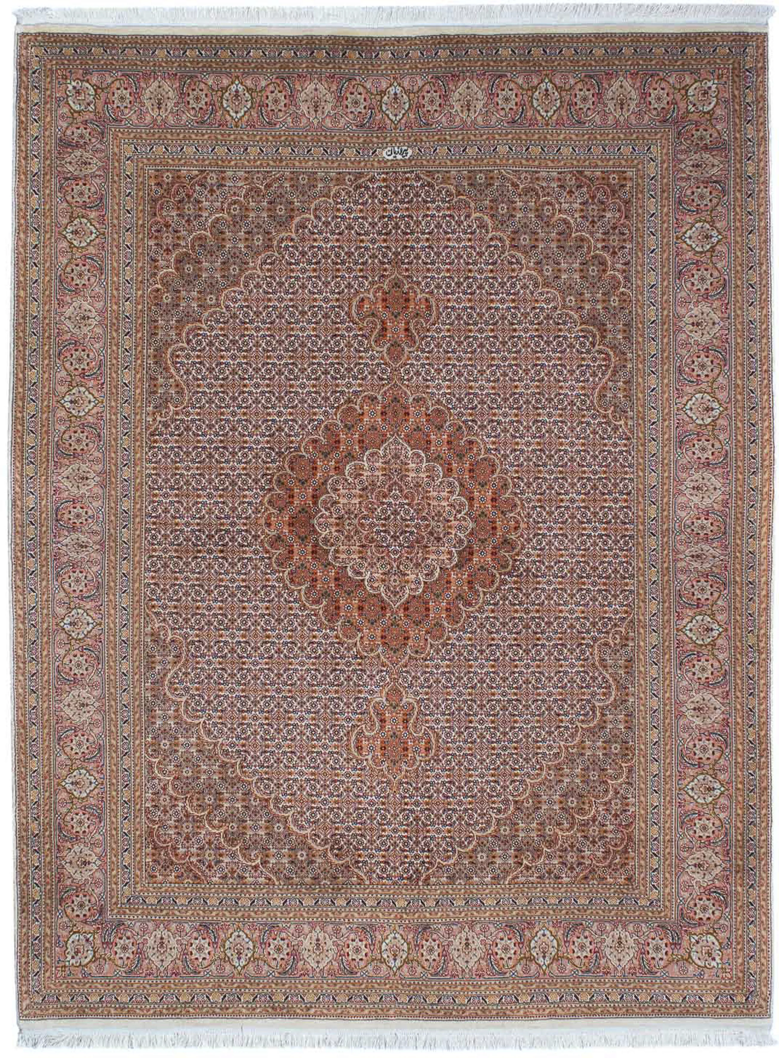 morgenland Orientteppich »Perser - Täbriz - 202 x 150 cm - hellrot«, rechte günstig online kaufen