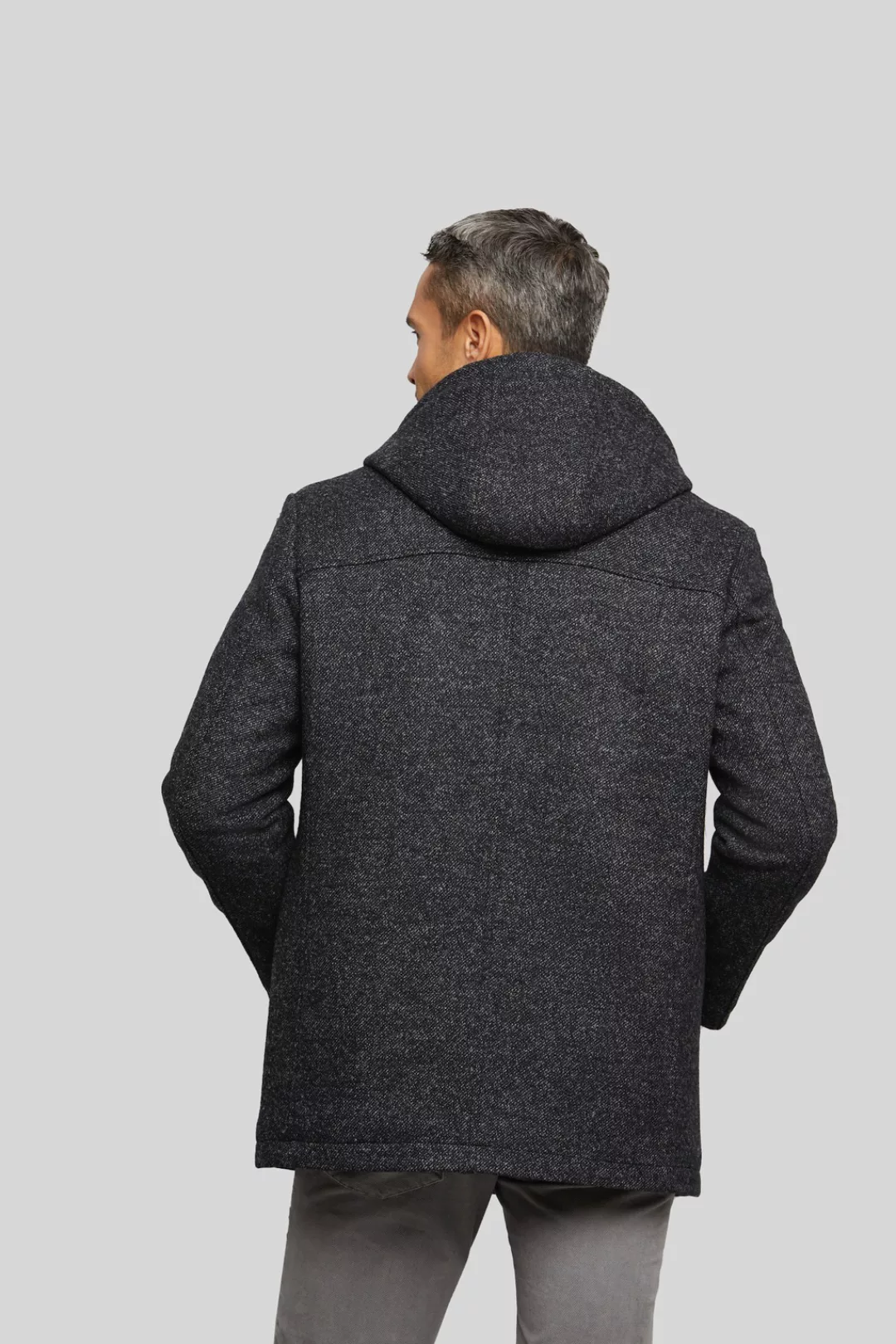 bugatti Kurzjacke, mit Kapuze, mit Wollanteil günstig online kaufen