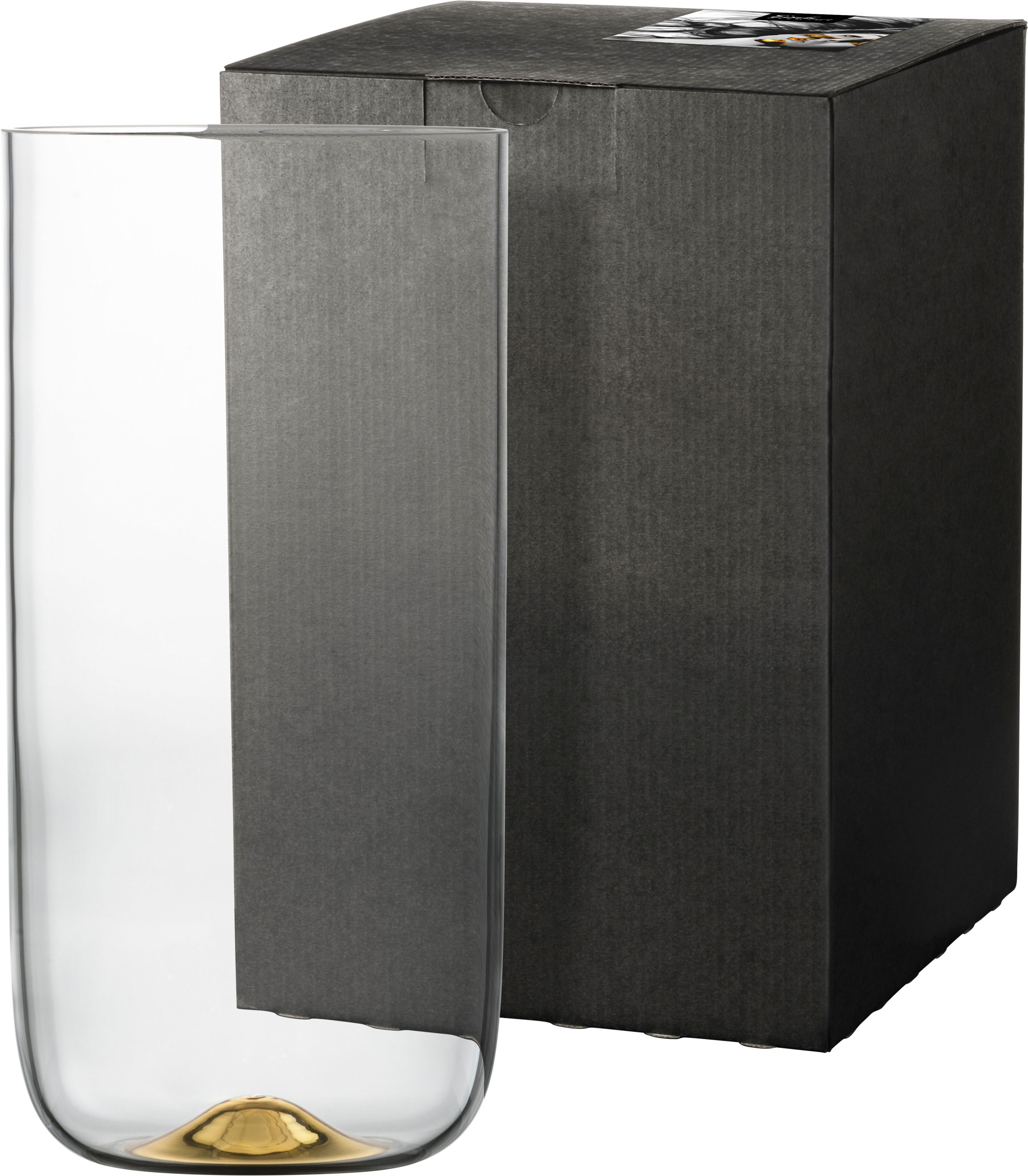 Eisch Tischvase »DOT«, (1 St.), mundgeblasen, Kristallglas, mit 24karätigem günstig online kaufen