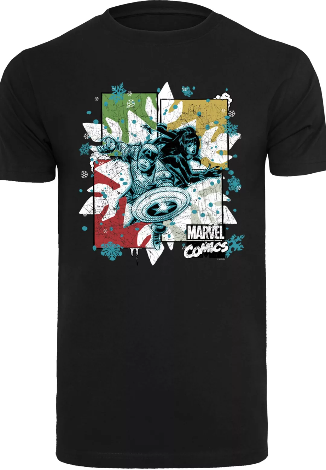 F4NT4STIC T-Shirt "Marvel Christmas Black Widow", Herren,Premium Merch,Regu günstig online kaufen