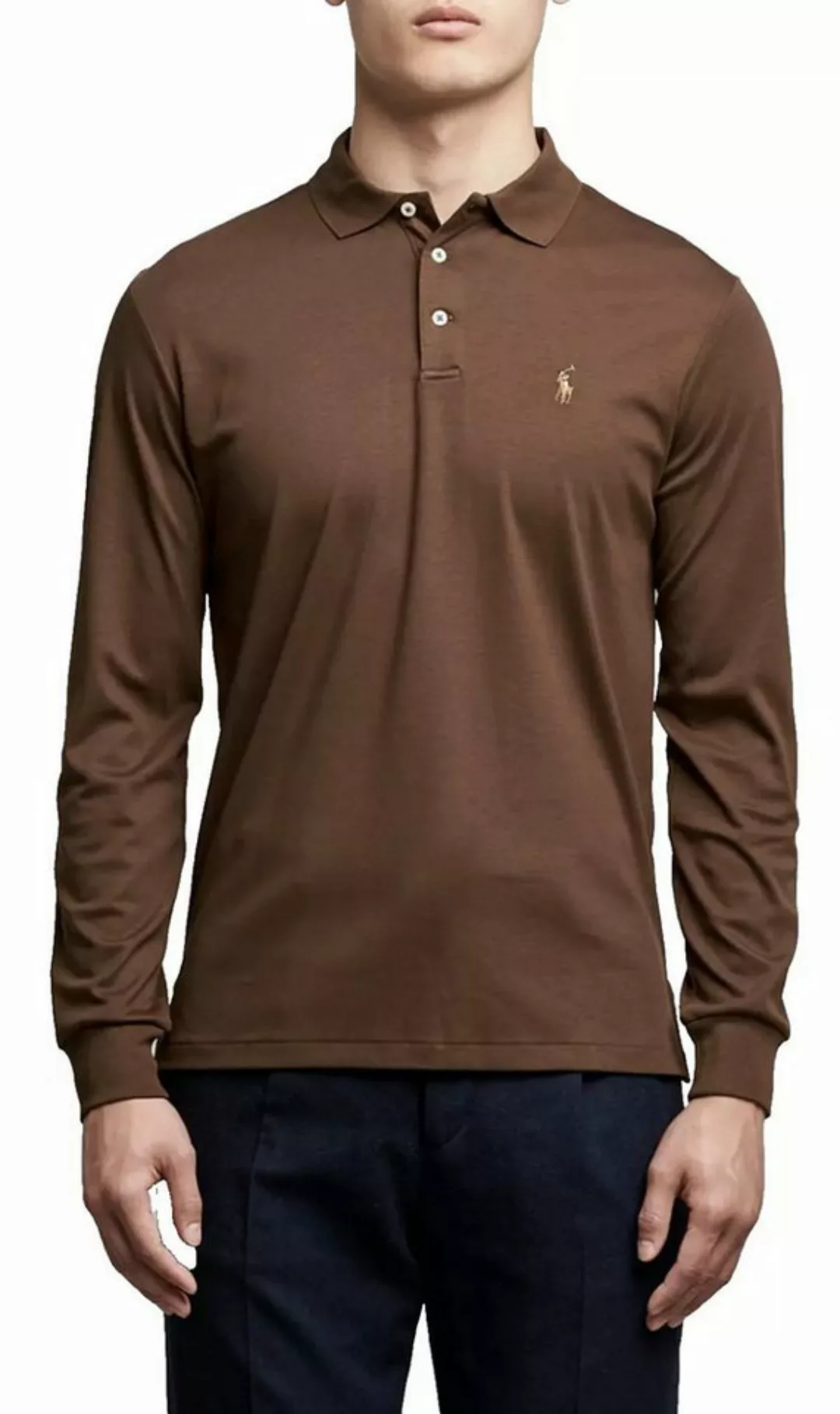 Polo Ralph Lauren Langarm-Poloshirt Polo Shirt Luxury Pima Cotton Polohemd günstig online kaufen