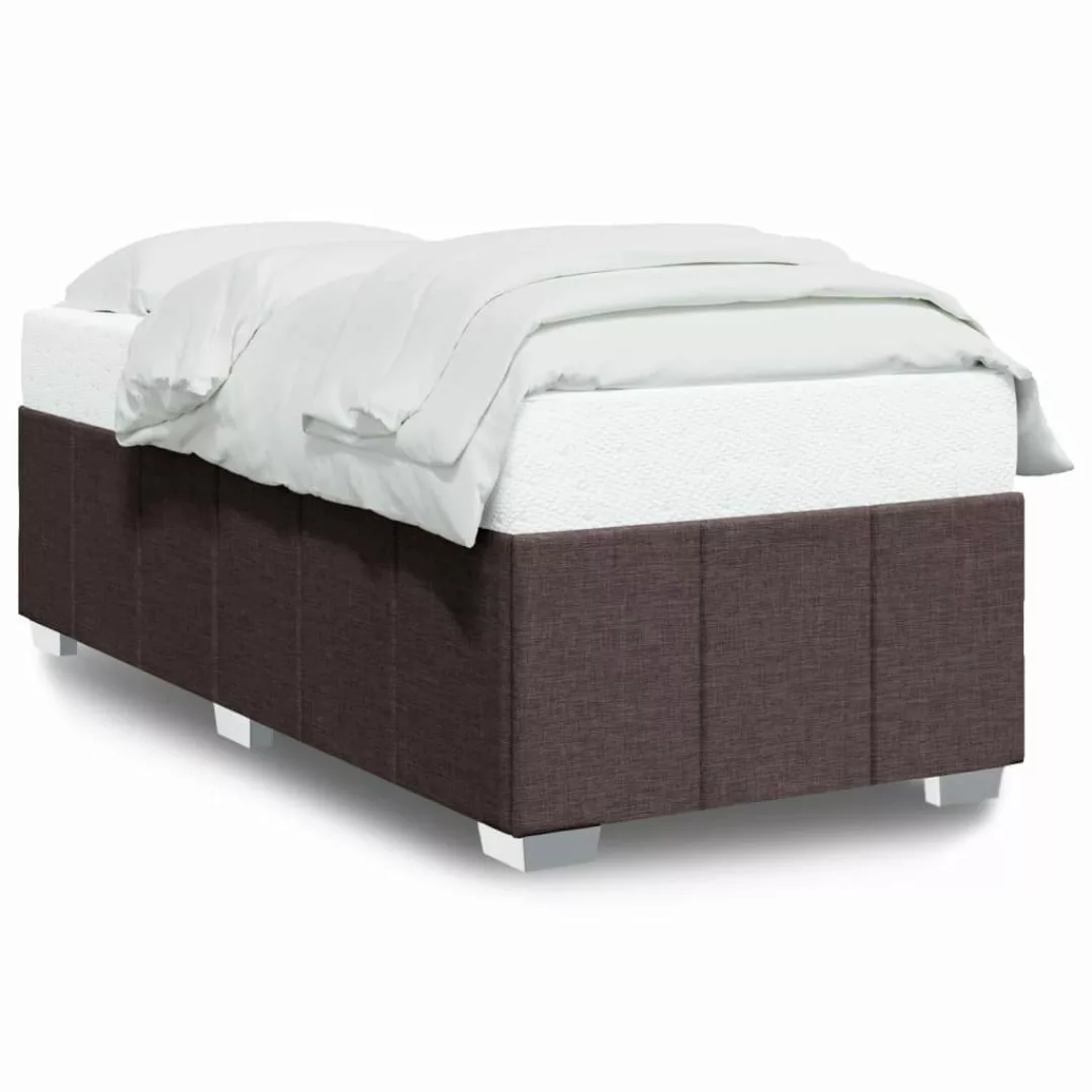 vidaXL Bett Bettgestell ohne Matratze Dunkelbraun günstig online kaufen