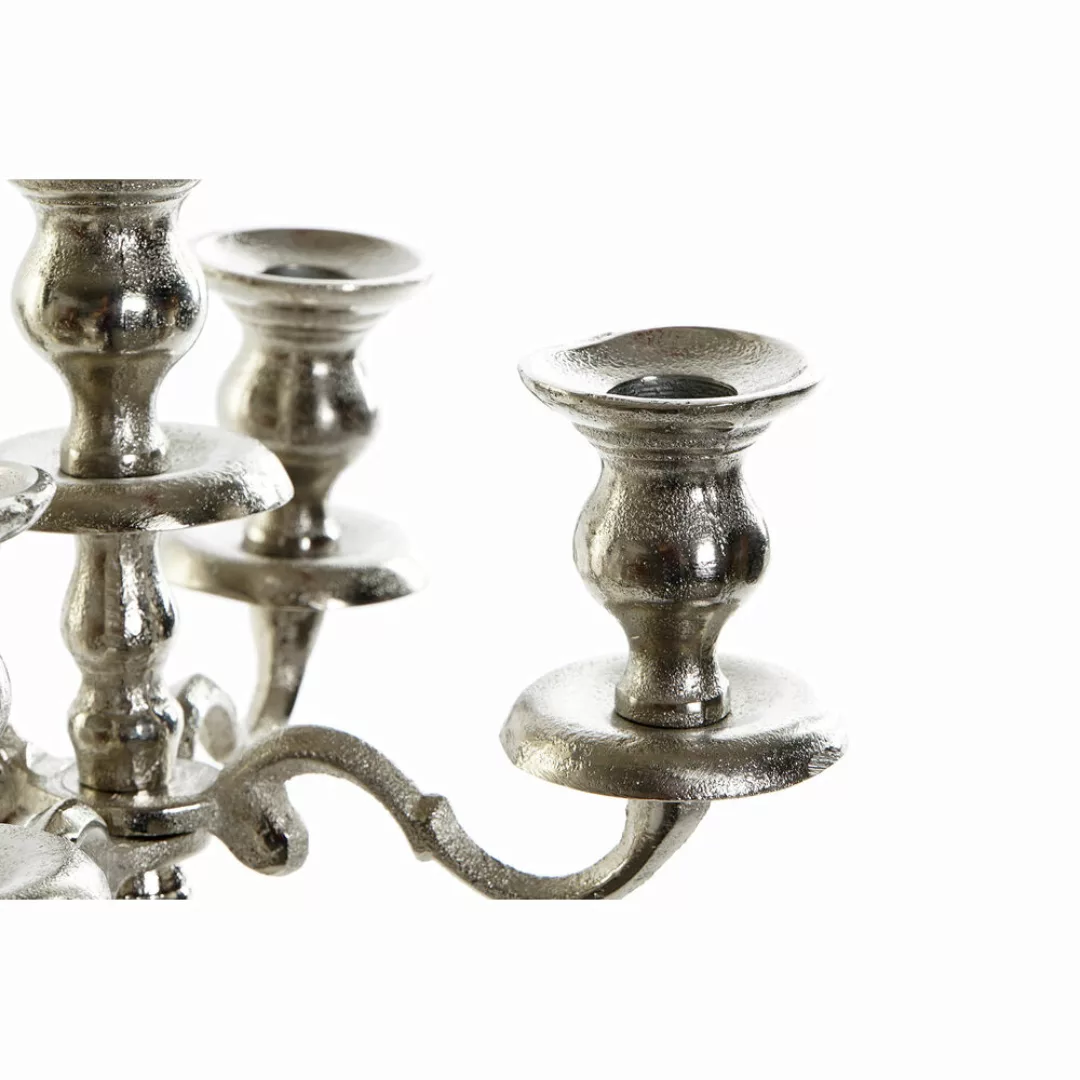 Kerzenleuchter Dkd Home Decor Silberfarben Aluminium (22 X 22 X 34 Cm) günstig online kaufen