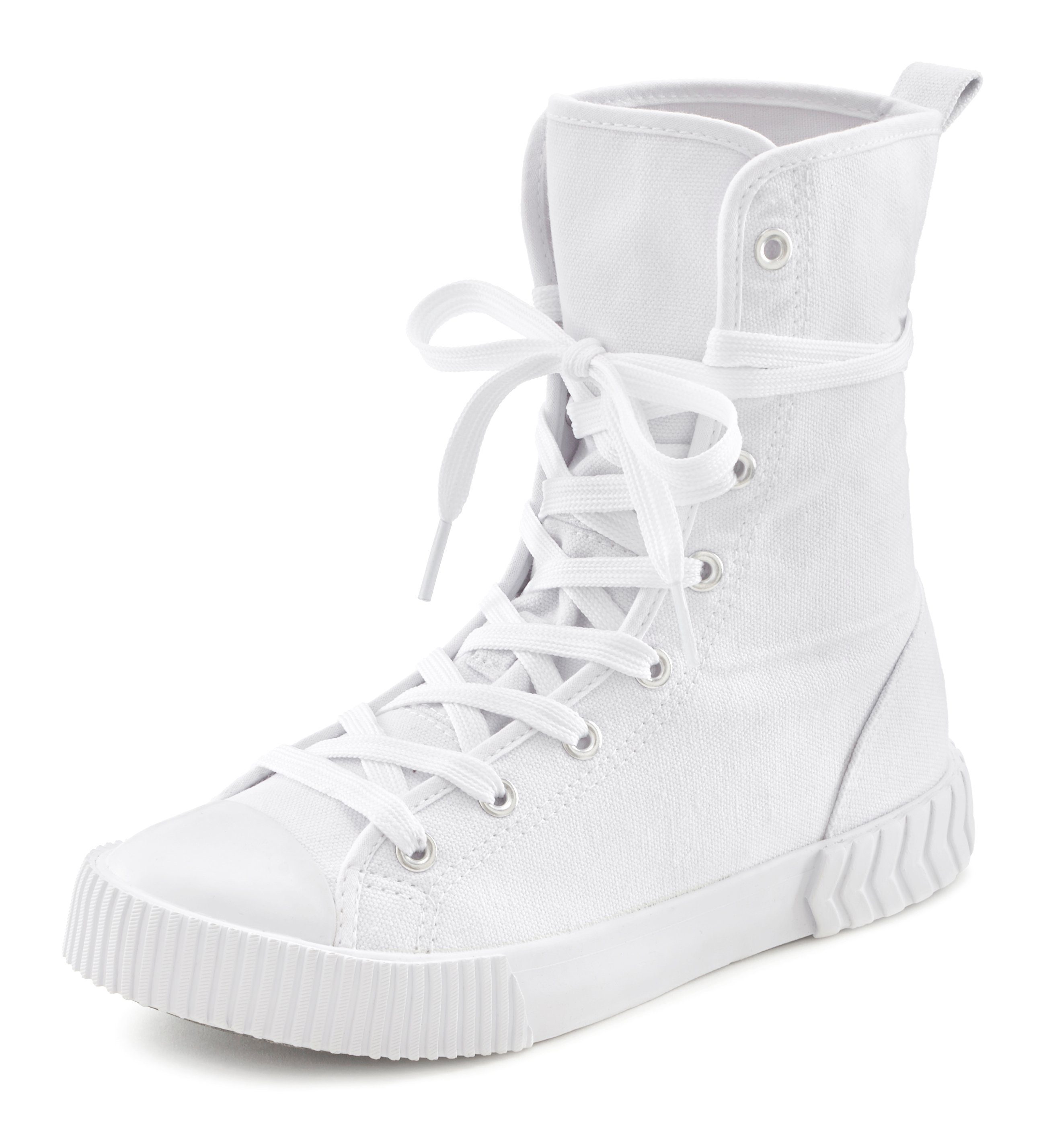 LASCANA Stiefelette im Combat Look, High günstig online kaufen