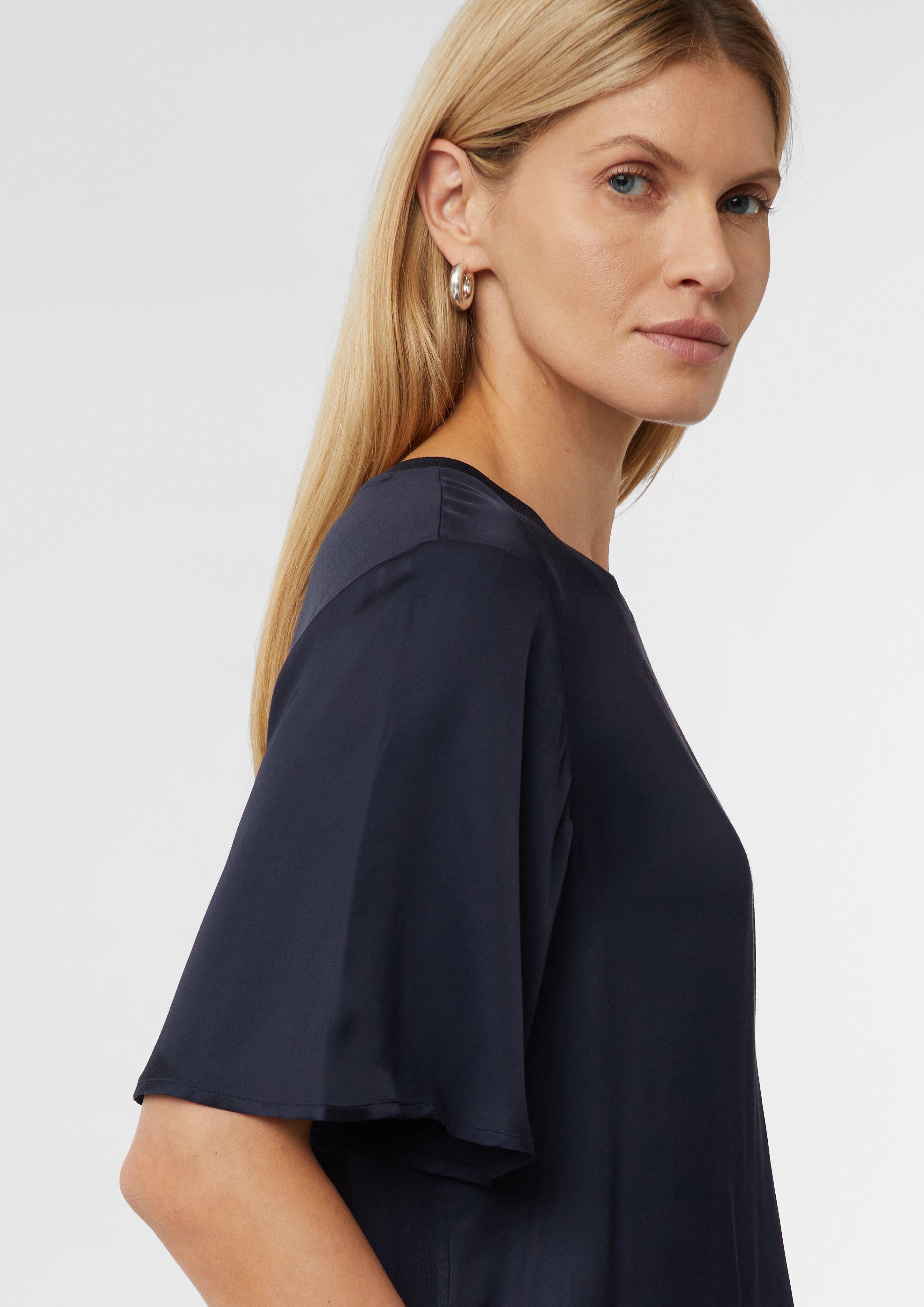 Comma Shirttop Blusenshirt im Materialmix günstig online kaufen