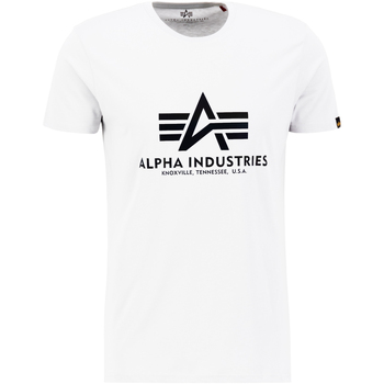 Alpha Industries  T-Shirts & Poloshirts Basic T-Shirt BL Rainbow Ref. - whi günstig online kaufen