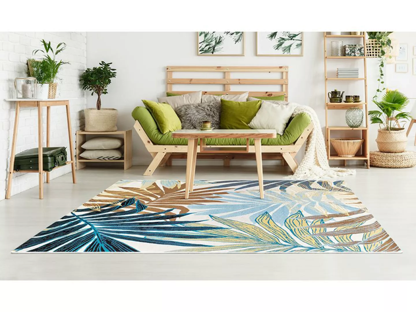 Teppich Indoor & Outdoor - 150 x 200 cm - Grün - VEGETO günstig online kaufen