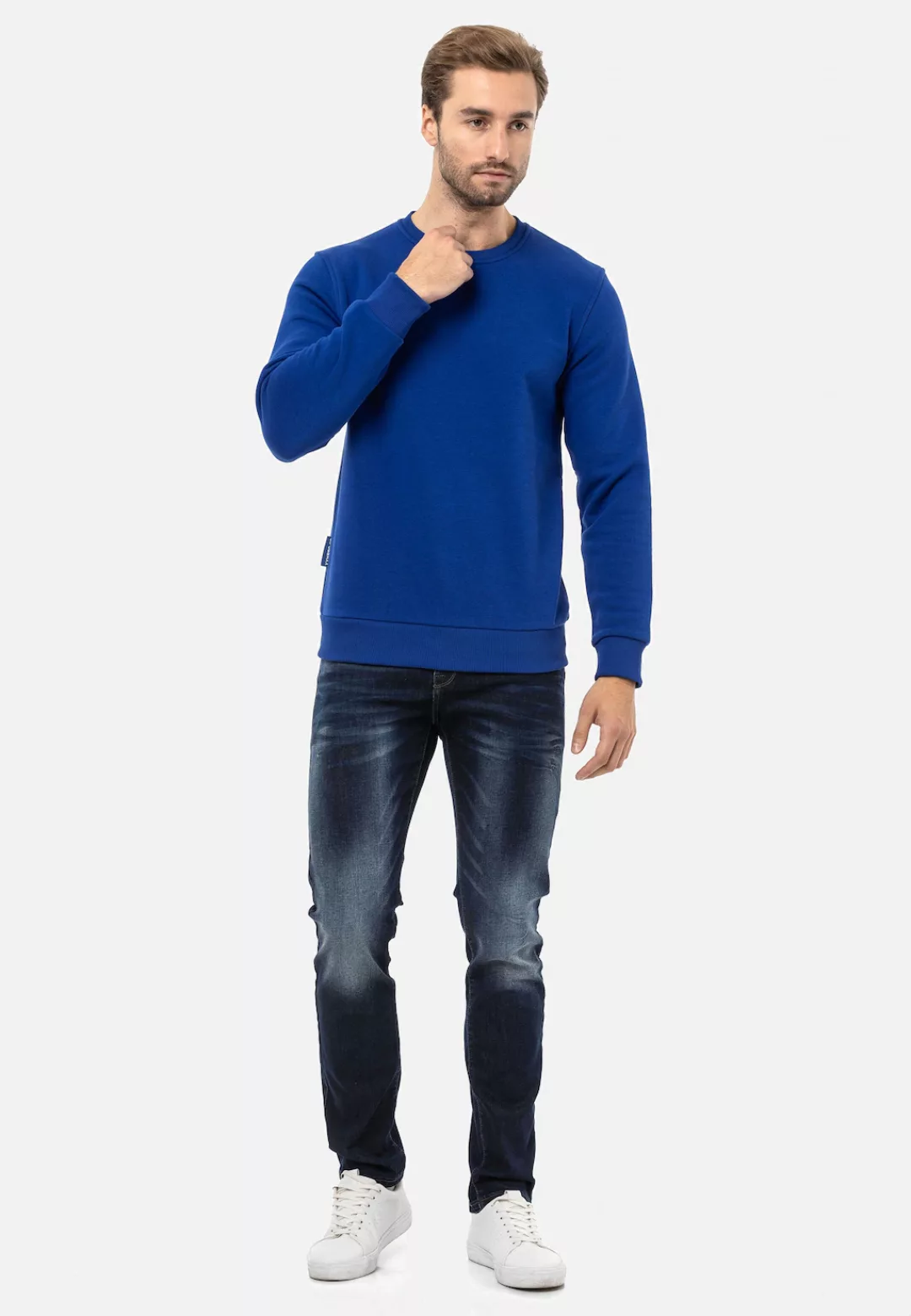 Cipo & Baxx Sweatshirt, im stylischen Uni-Look günstig online kaufen