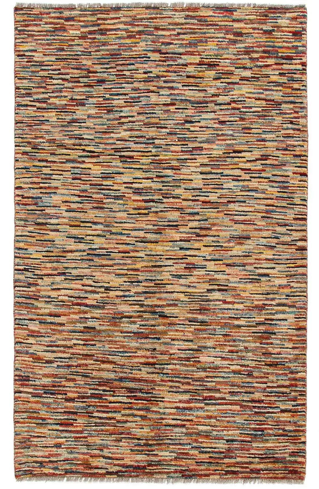 morgenland Wollteppich »Streifen Multicolore 182 x 114 cm«, rechteckig, 8 m günstig online kaufen