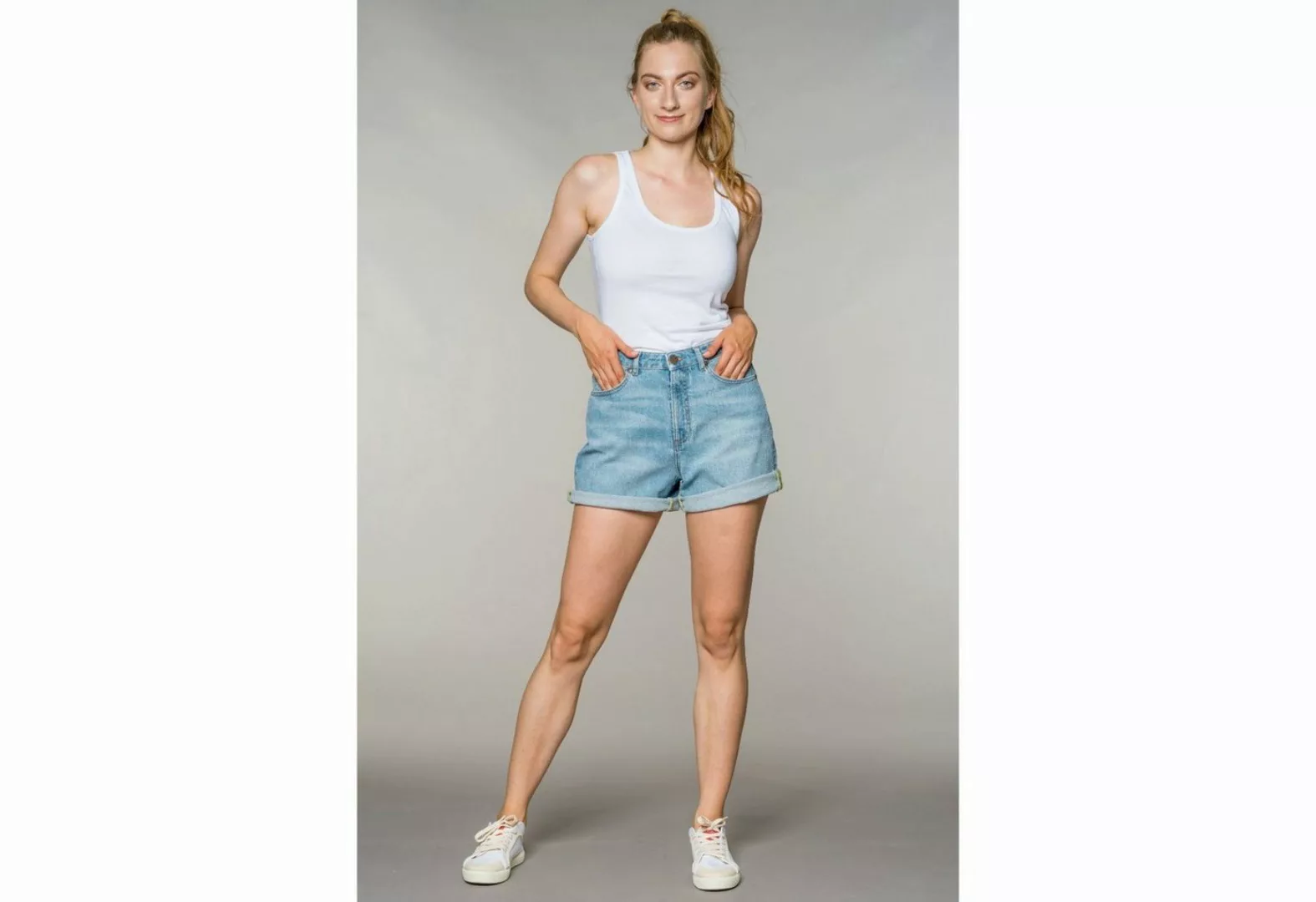 Feuervogl Jeansshorts fv-Ma:ja Shorts, High Waist Hemp Denim günstig online kaufen