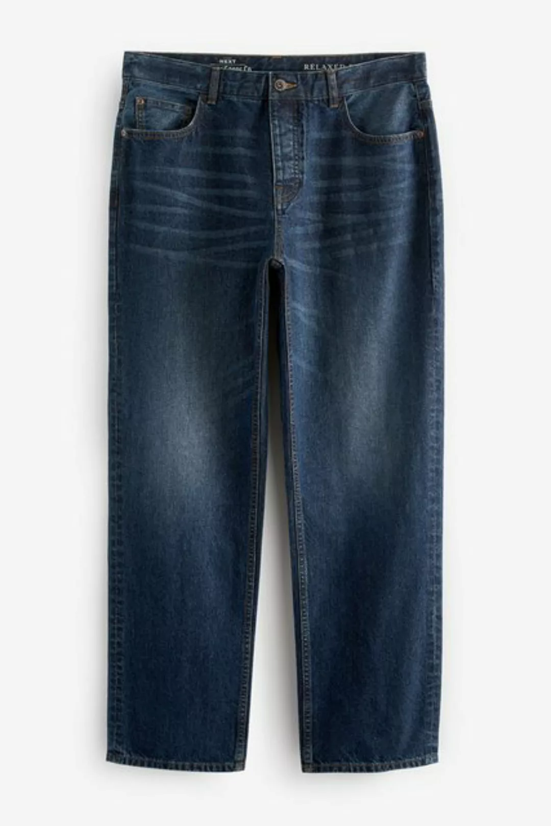 Next Relax-fit-Jeans Authentische Relaxed Fit Jeans aus 100 % Baumwolle (1- günstig online kaufen