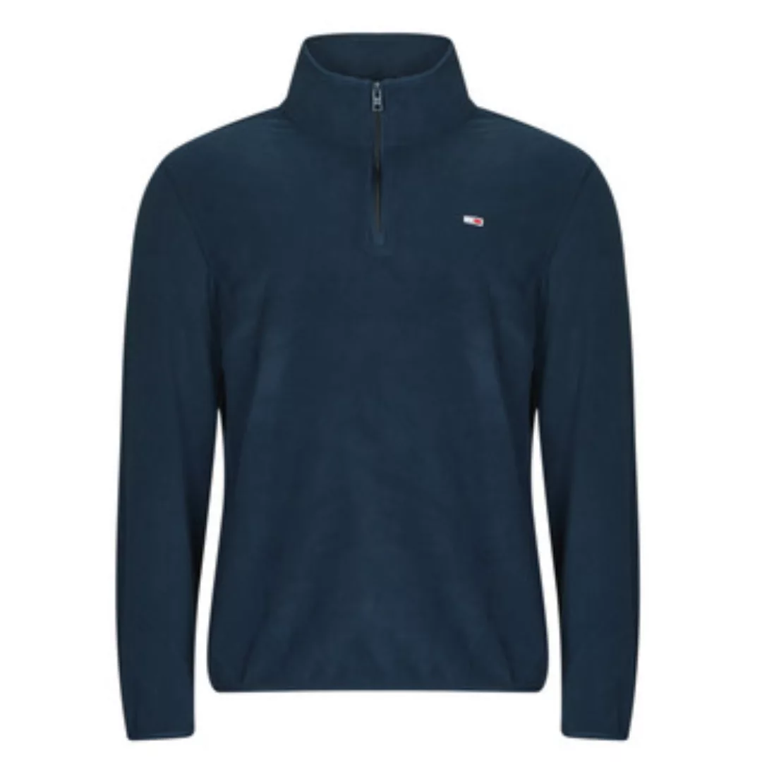 Tommy Jeans Fleecepullover TJM REG S FLAG POLAR 1/4 ZIP mit Stehkragen günstig online kaufen