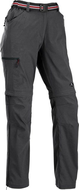 Maul Funktionshose Montreal - T-Zipp off Hose ela DARK GREY günstig online kaufen