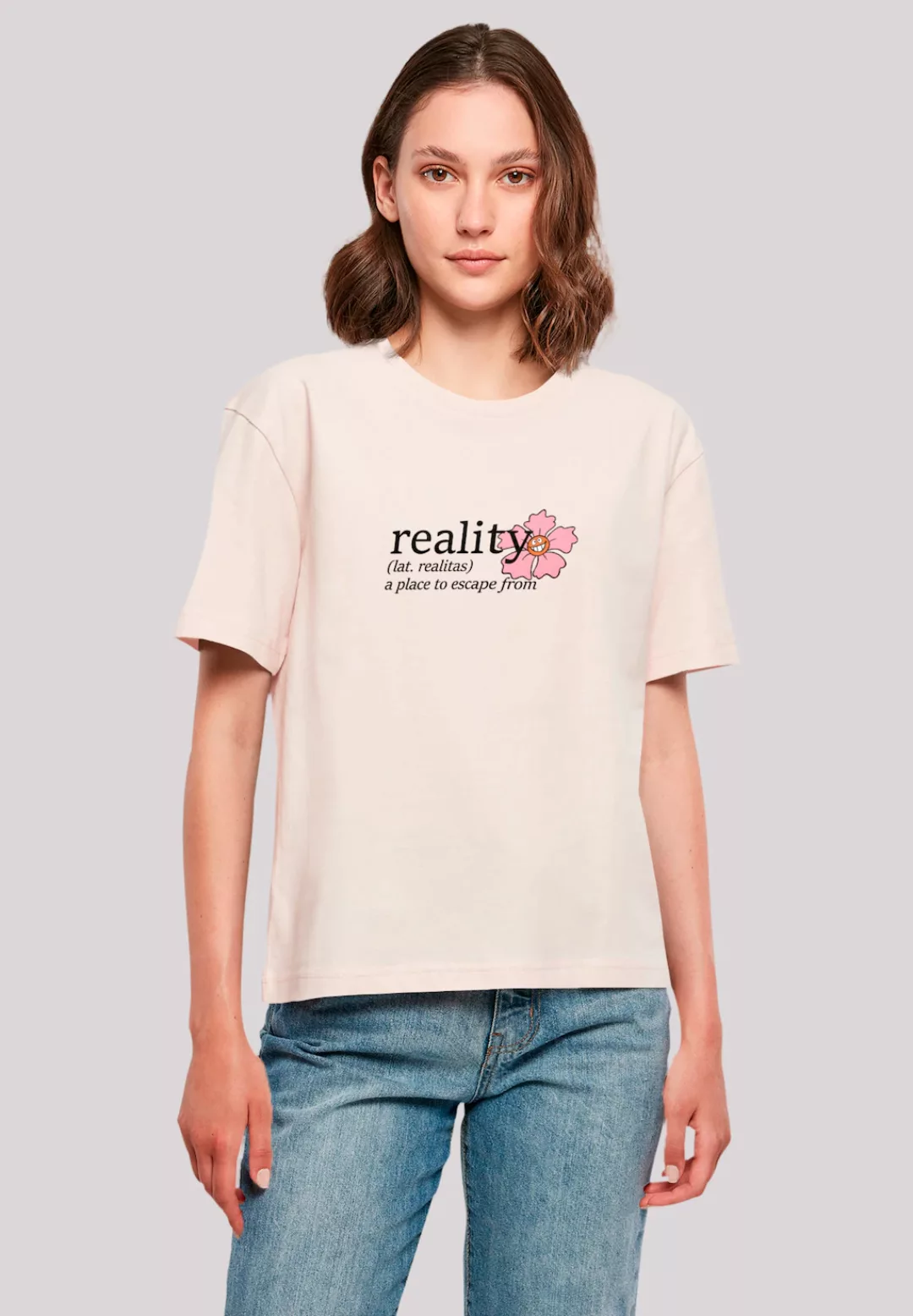 F4NT4STIC T-Shirt "Alice im Wunderland Reality", Nostalgie, Retro Print, Ki günstig online kaufen