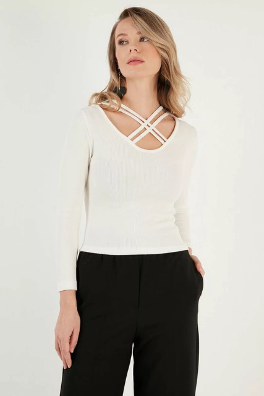 LELA Shirtbluse Slim Fit (1-tlg) günstig online kaufen