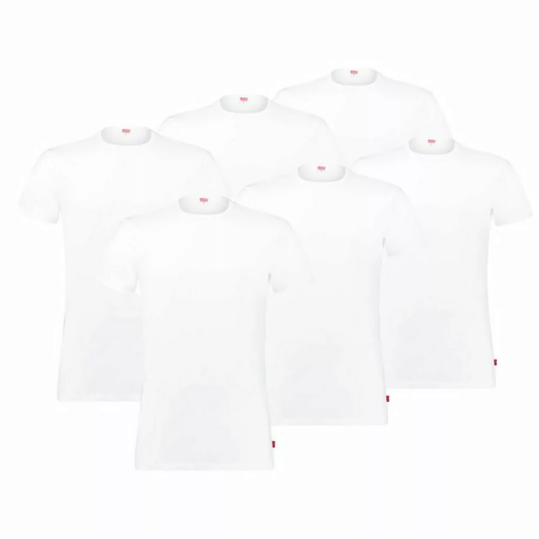 Levi's® T-Shirt Herren T-Shirts, 6er Pack - Rundhals, Kurzarm günstig online kaufen