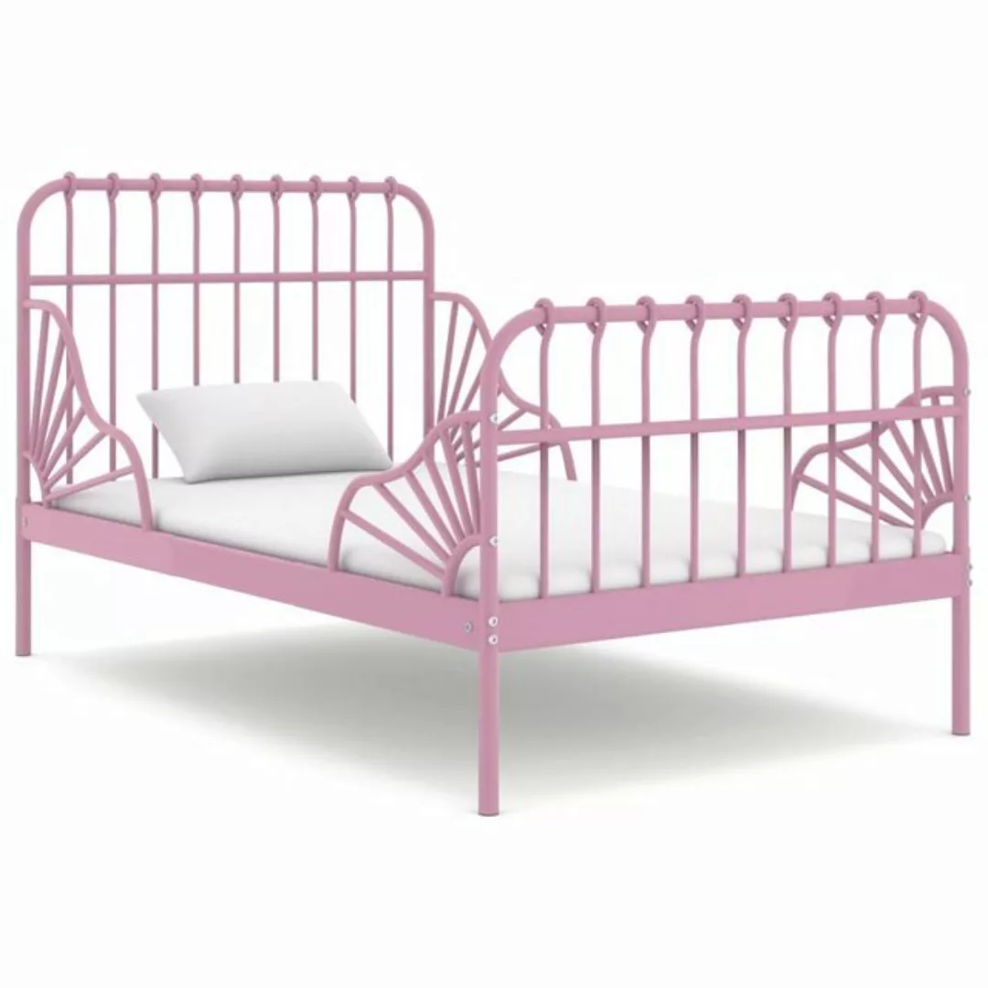 Ausziehbett Rosa Metall 80x130/200 Cm günstig online kaufen