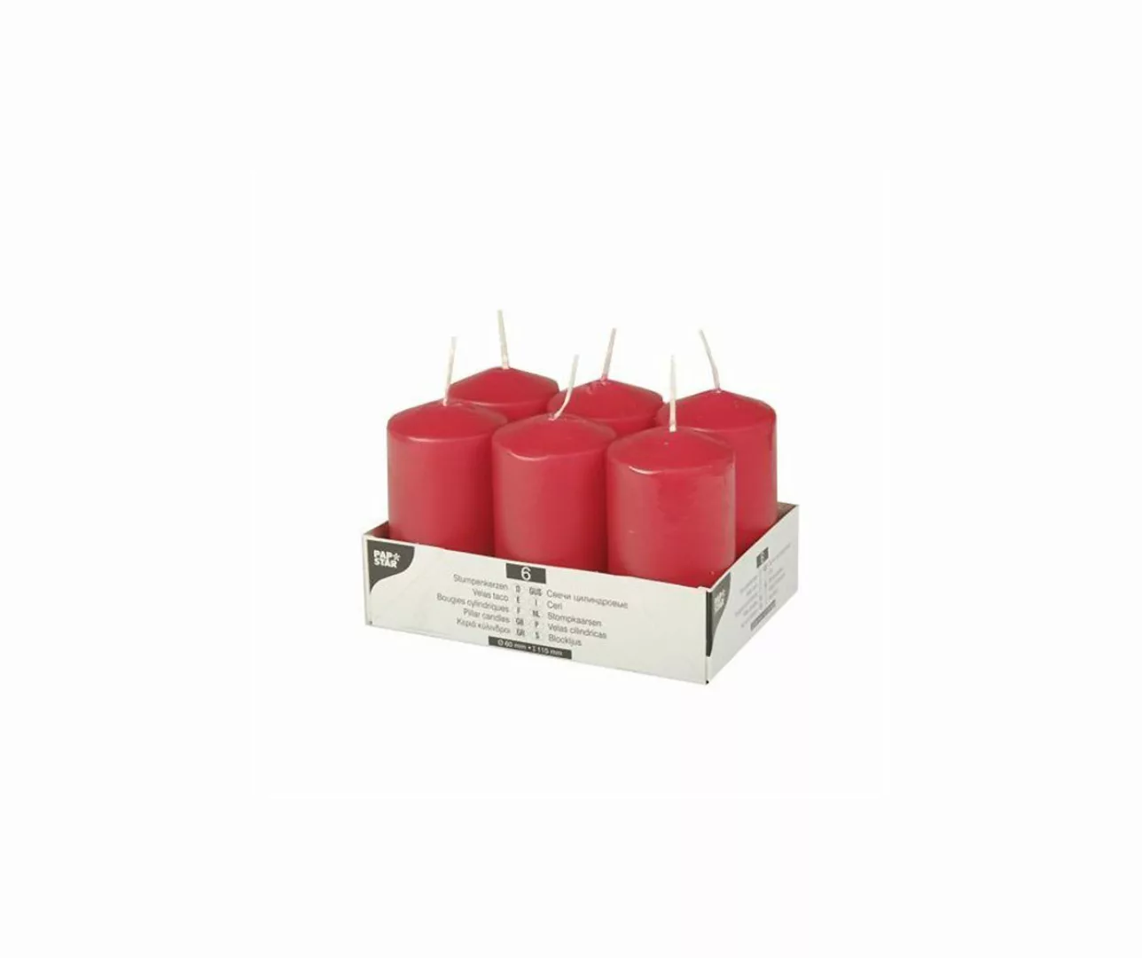 PAPSTAR Stumpenkerze, Stumpenkerzen Ø 60mm / günstig online kaufen