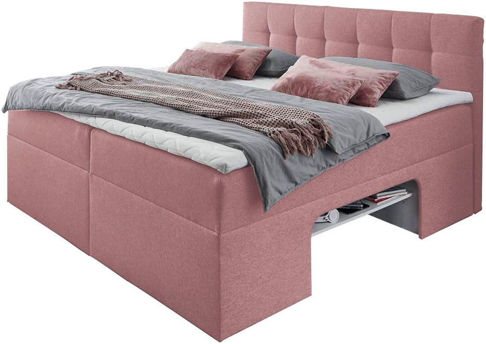 Places of Style Boxbett, Nische im Bettkasten für zusätzlichen Stauraum günstig online kaufen