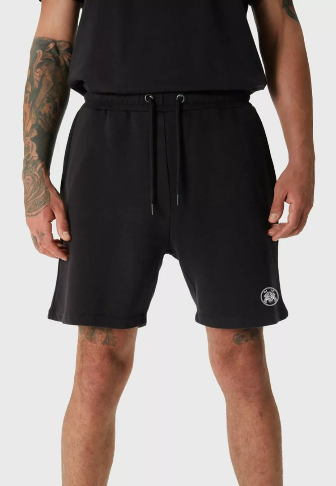 Oldskull Sweatshorts Basic Samurai Logo günstig online kaufen