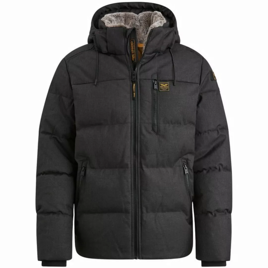 PME LEGEND Steppjacke Semi long jacket YETCRAFT Melange Twill mit Kapuze günstig online kaufen