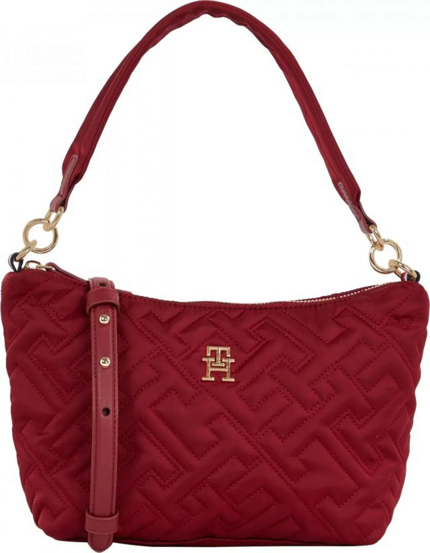 Tommy Hilfiger My Tommy idol Schultertasche Mono - Farbe: roughe bordeaux günstig online kaufen