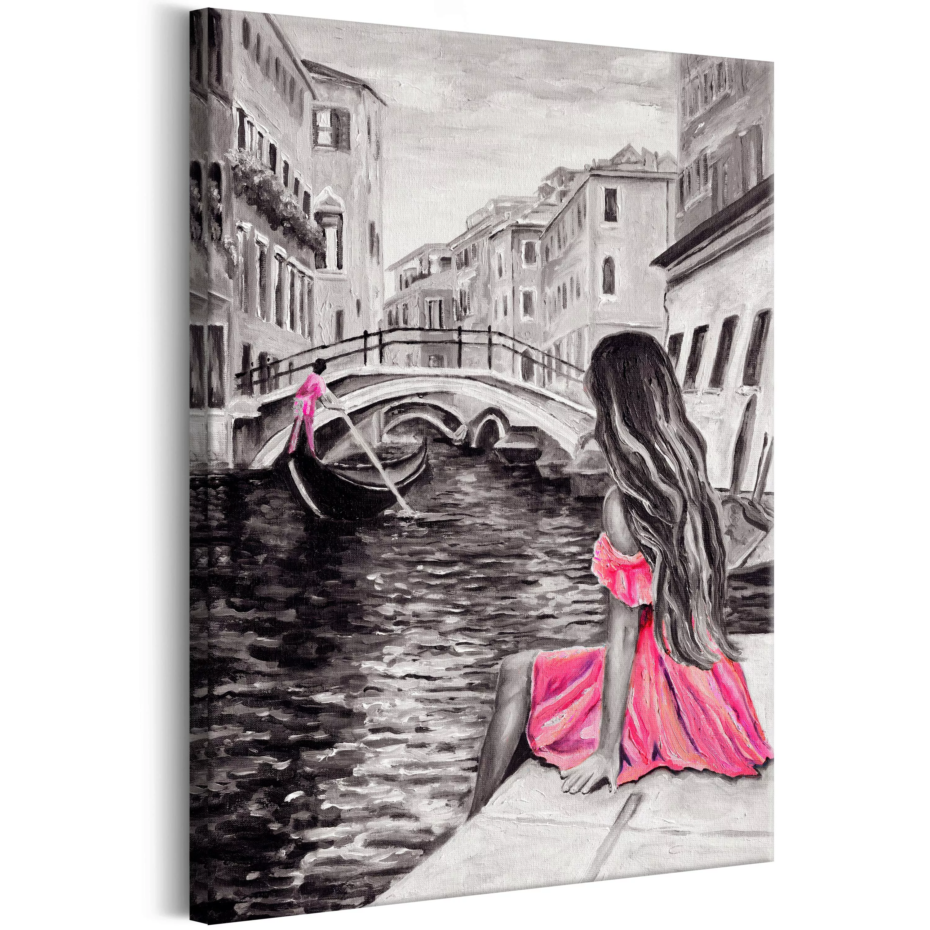 Wandbild - Woman In Venice (1 Part) Vertical günstig online kaufen