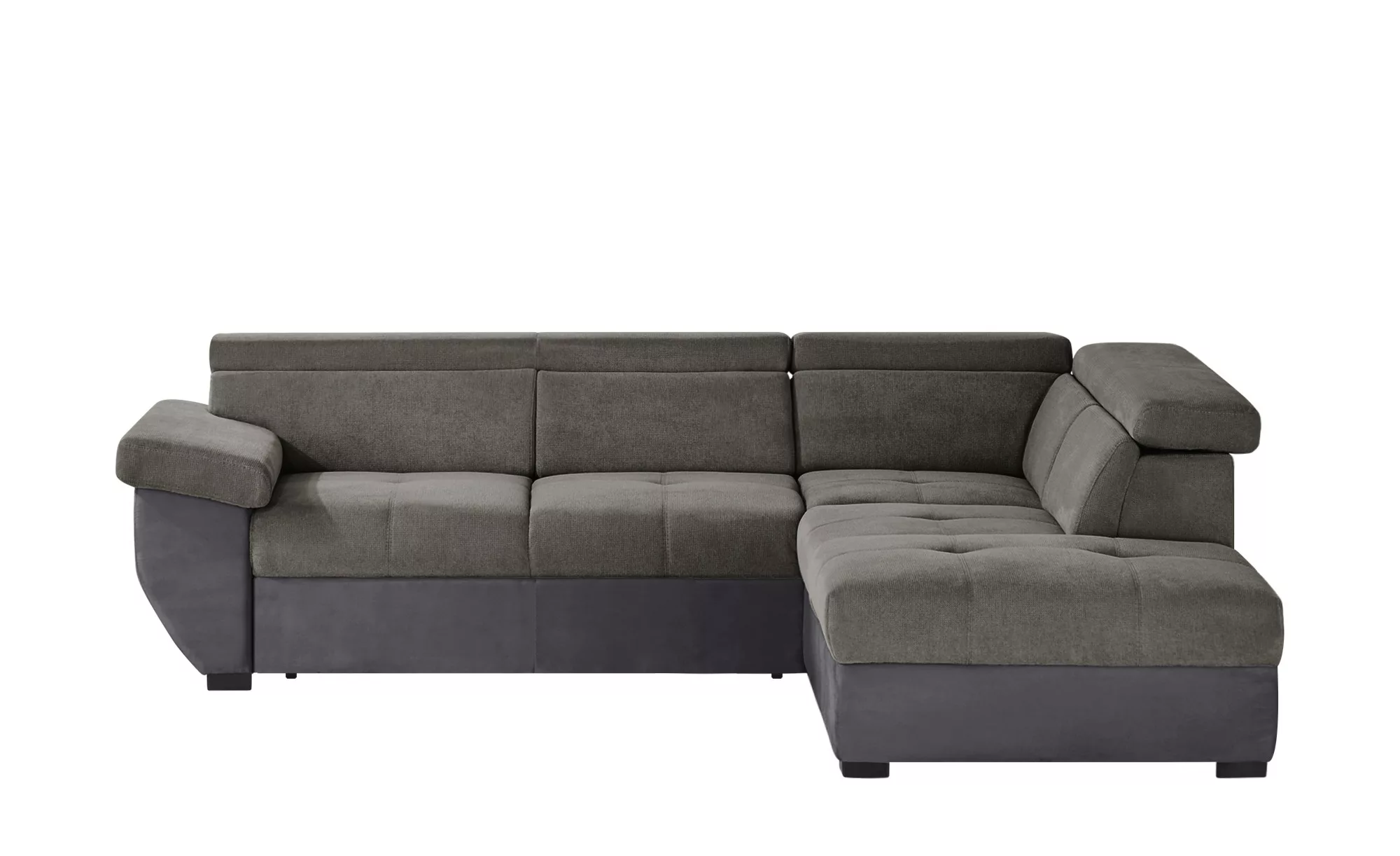 uno Ecksofa  Formula - grau - 79 cm - Polstermöbel > Sofas > Ecksofas - Möb günstig online kaufen