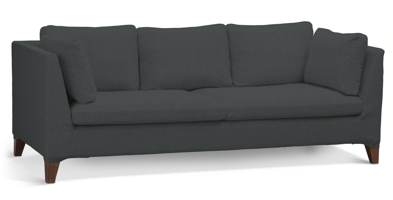 Bezug für Stockholm 3-Sitzer Sofa, stahlgrau, Stockholm 3-Sitzer, Chenille günstig online kaufen