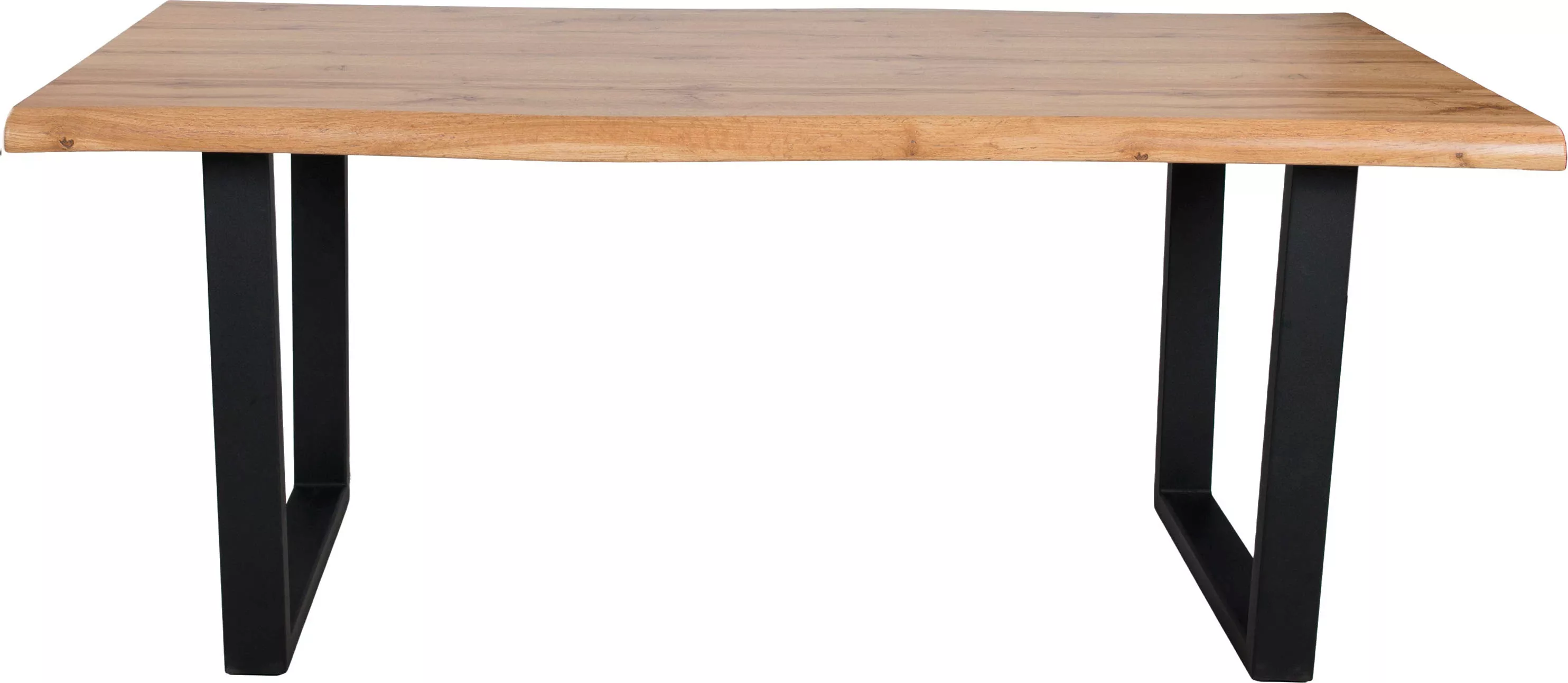 Duo Collection Baumkantentisch "Tisch Thea", Massives Kufengestell aus Meta günstig online kaufen