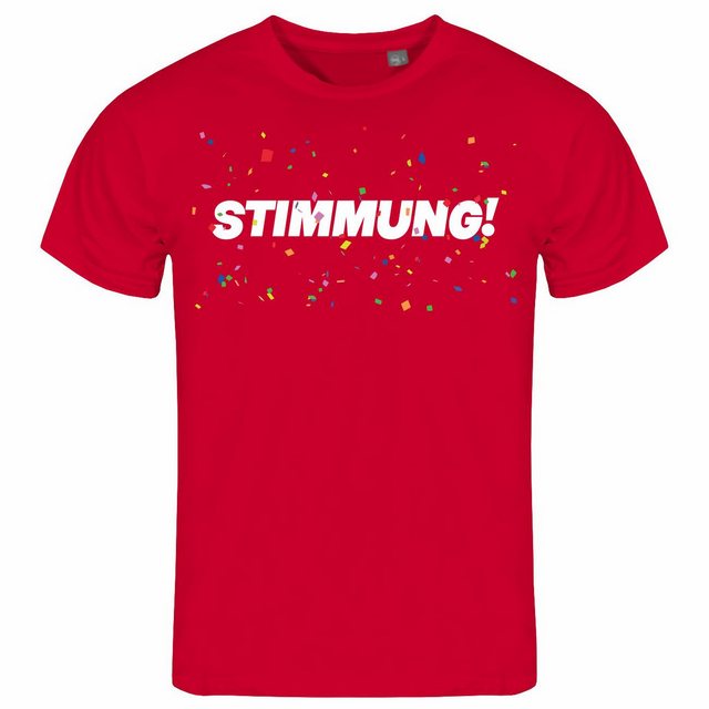 deinshirt Print-Shirt Herren T-Shirt STIMMUNG Konfetti Funshirt mit Motiv günstig online kaufen