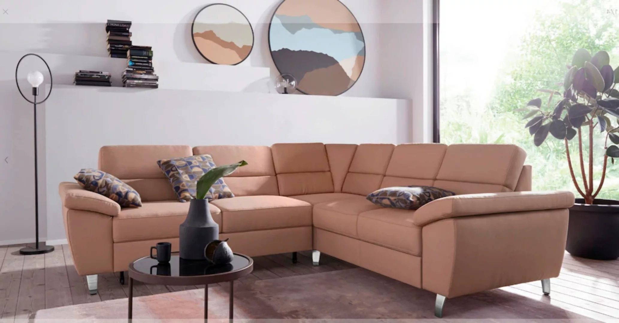 sit&more Ecksofa »Sorano L-Form«, wahlweise mit Bett- und Relaxfunktion, in günstig online kaufen