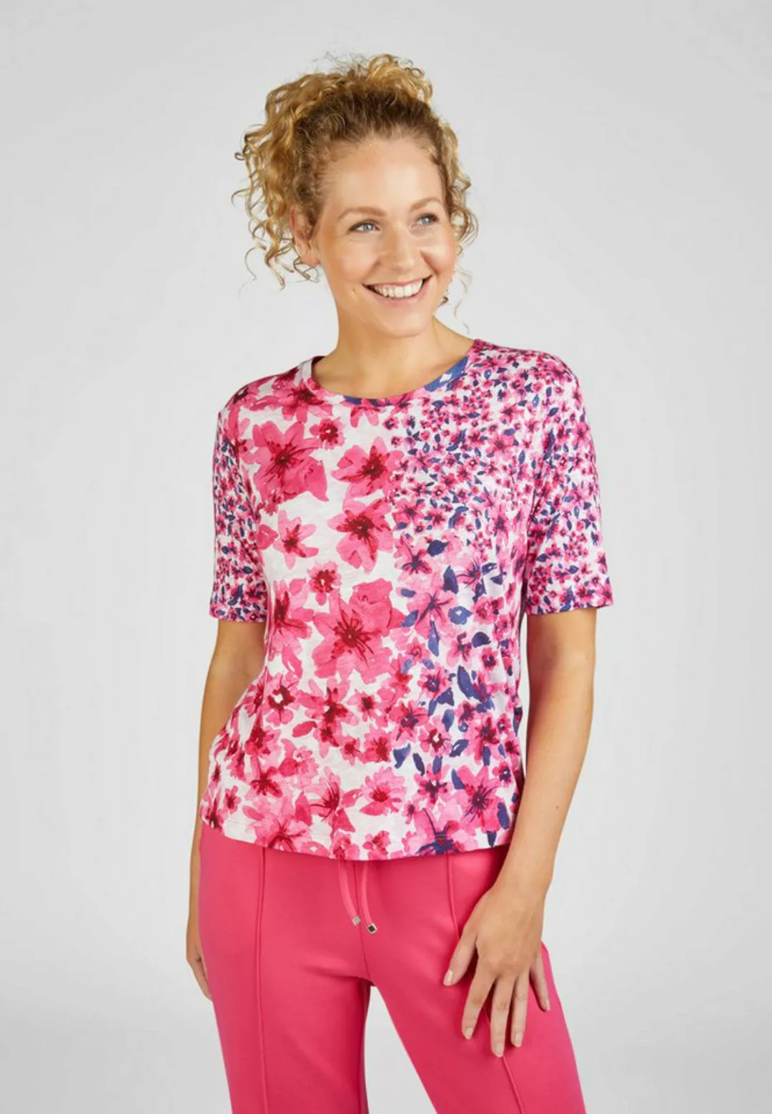 Rabe Print-Shirt RABE T-Shirt mit Blumenmuster günstig online kaufen