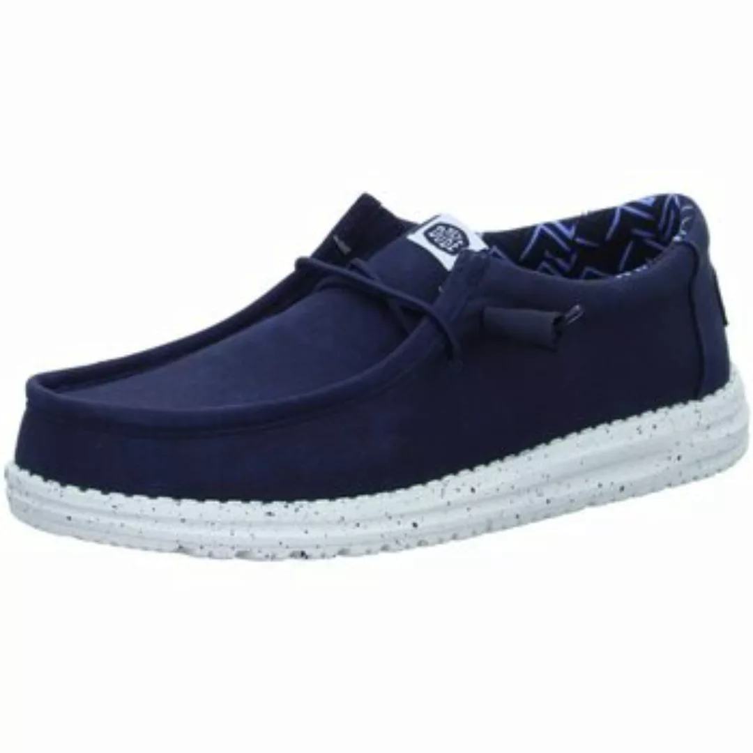 Hey Dude Shoes  Herrenschuhe Schnuerschuhe Wally Canvas Navy HD40700-410 günstig online kaufen