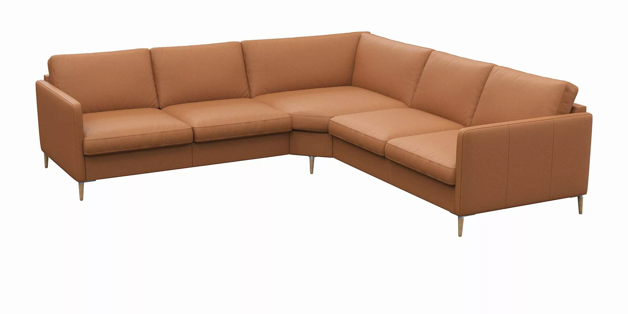 FLEXLUX Ecksofa »Fiore, gleichschenklig, bequem durch hochwertigem Sitzaufb günstig online kaufen