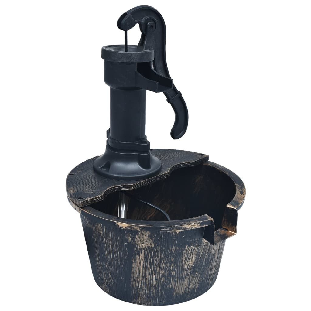 vidaXL Wasserfall Gartenbrunnen mit Pumpe günstig online kaufen