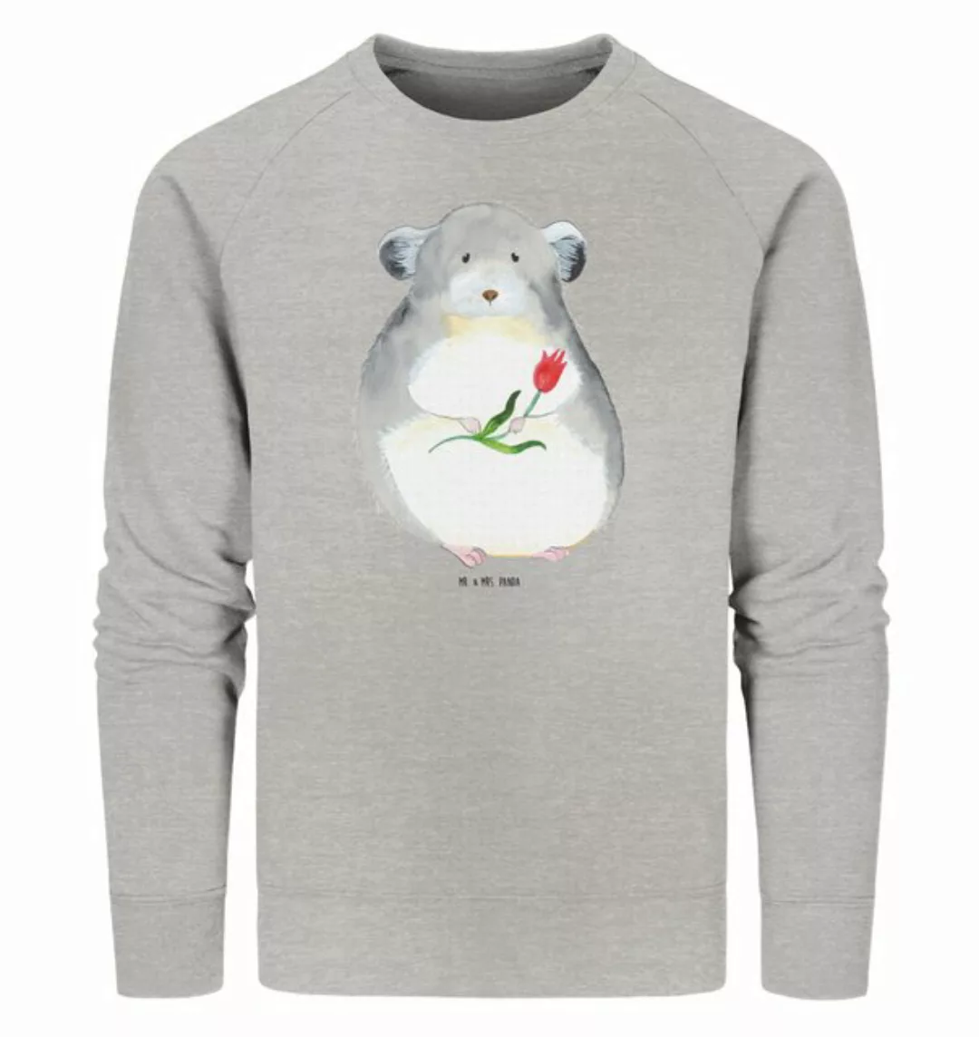 Mr. & Mrs. Panda Longpullover Größe XL Chinchilla Blume - Heather Grey - Ge günstig online kaufen