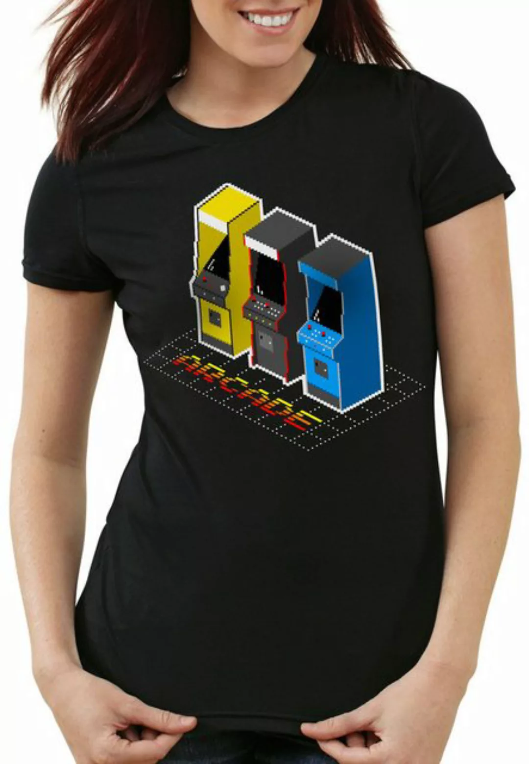 style3 T-Shirt Retro Arcade classic gamer spielhalle automat günstig online kaufen