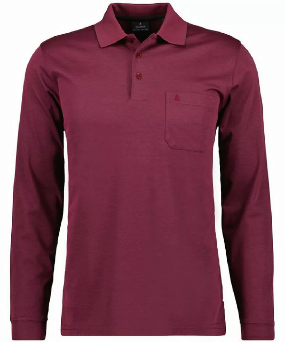 RAGMAN Langarm-Poloshirt Polo soft knit LS günstig online kaufen