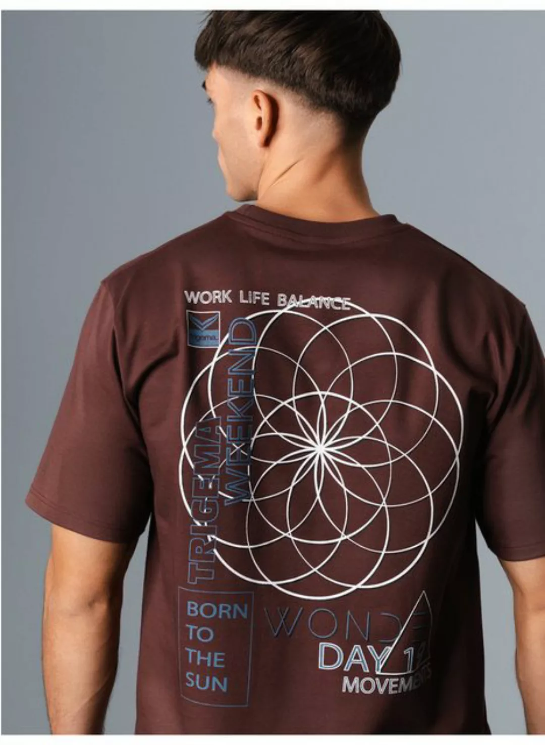 Trigema T-Shirt TRIGEMA Heavy Oversized T-Shirt mit großem Backprint (1-tlg günstig online kaufen