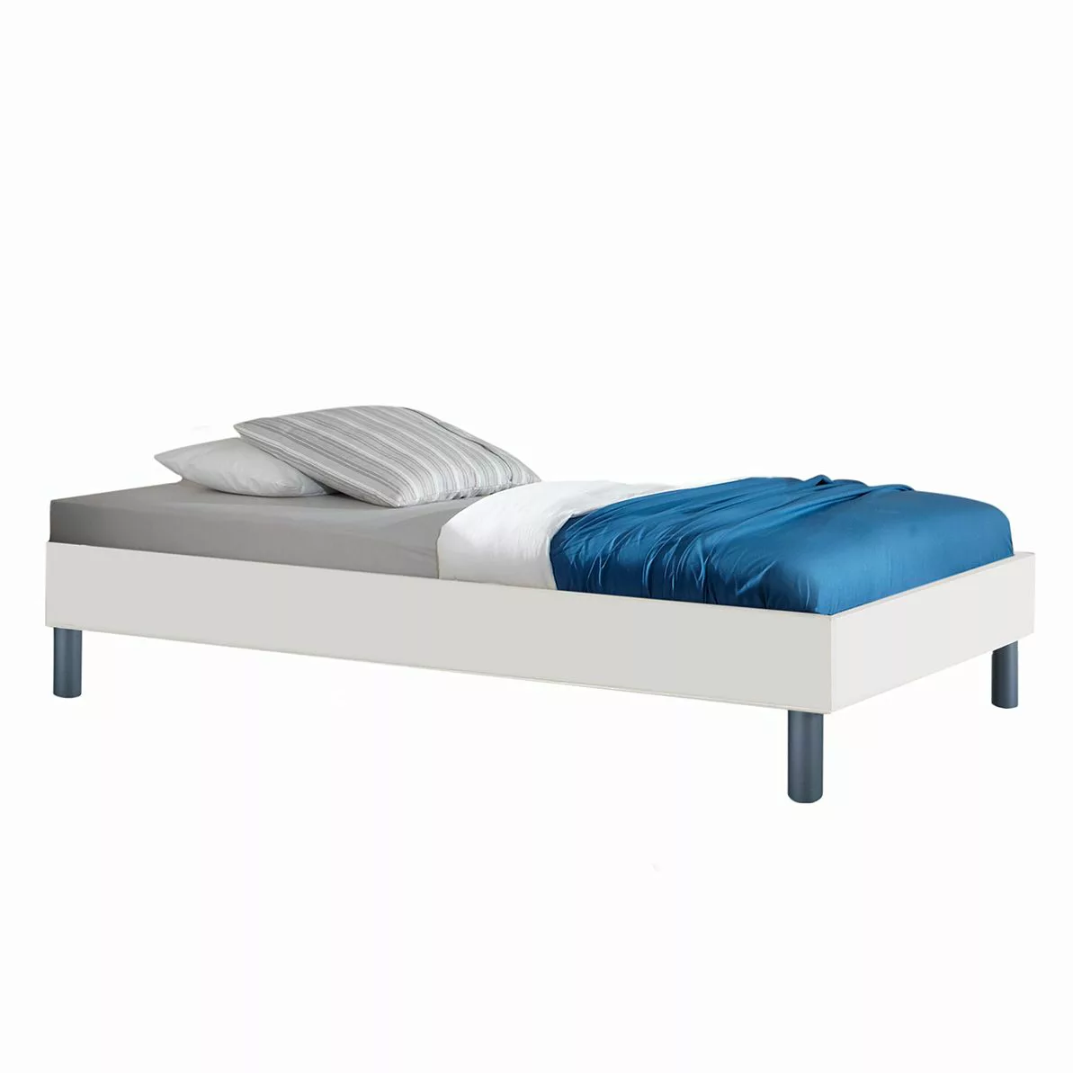 home24 Wimex Bettgestell Easy Beds 90x200 cm Spanplatte Weiß Modern günstig online kaufen
