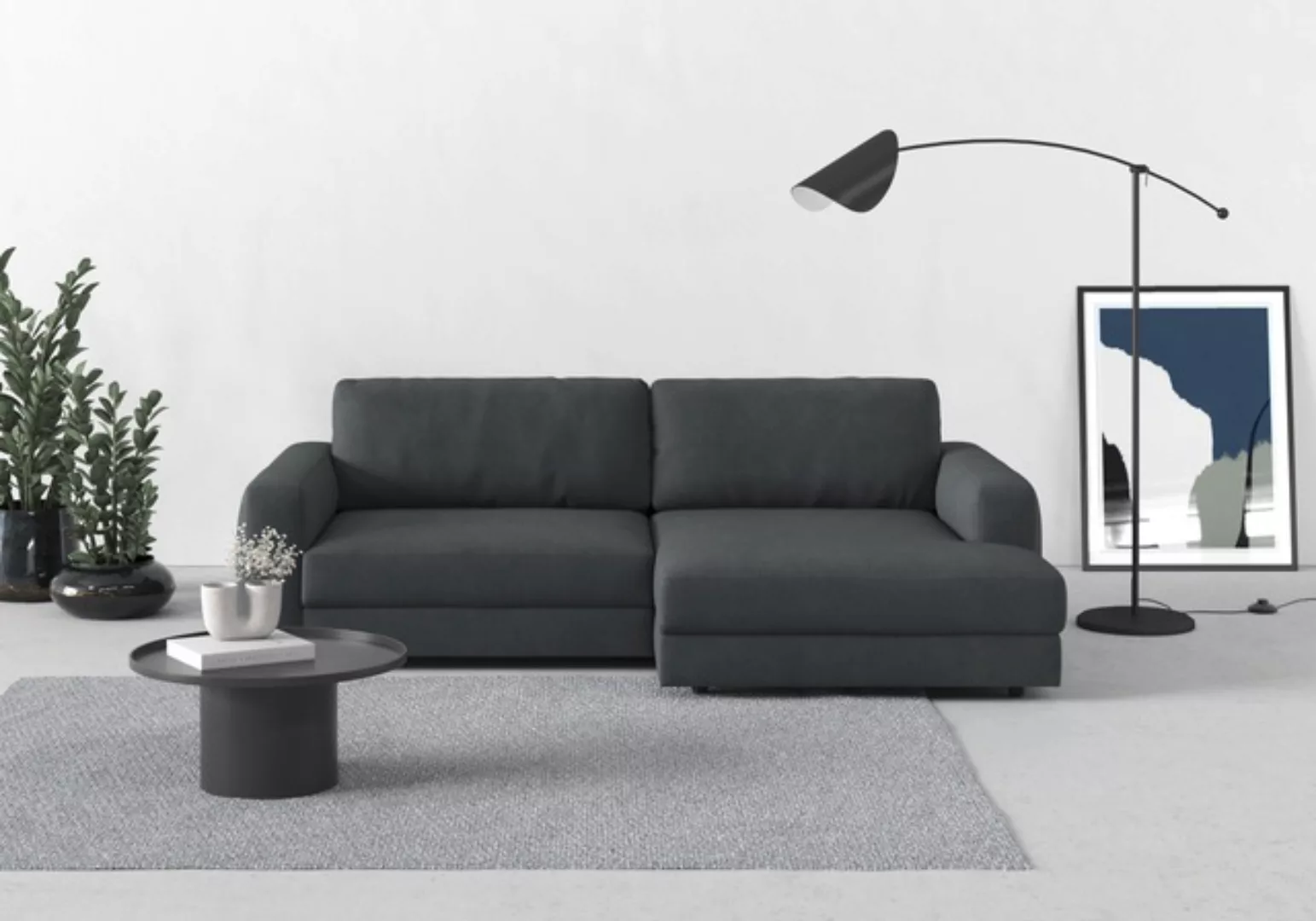 TRENDMANUFAKTUR Ecksofa »Bourbon, Designsofa mit tollem Sitzkomfort, L-Form günstig online kaufen