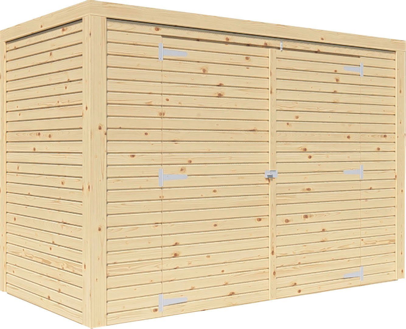 KONIFERA Fahrradbox "Bike Box", (Komplett-Set), aus Fichte, BxTxH: 207x103x günstig online kaufen