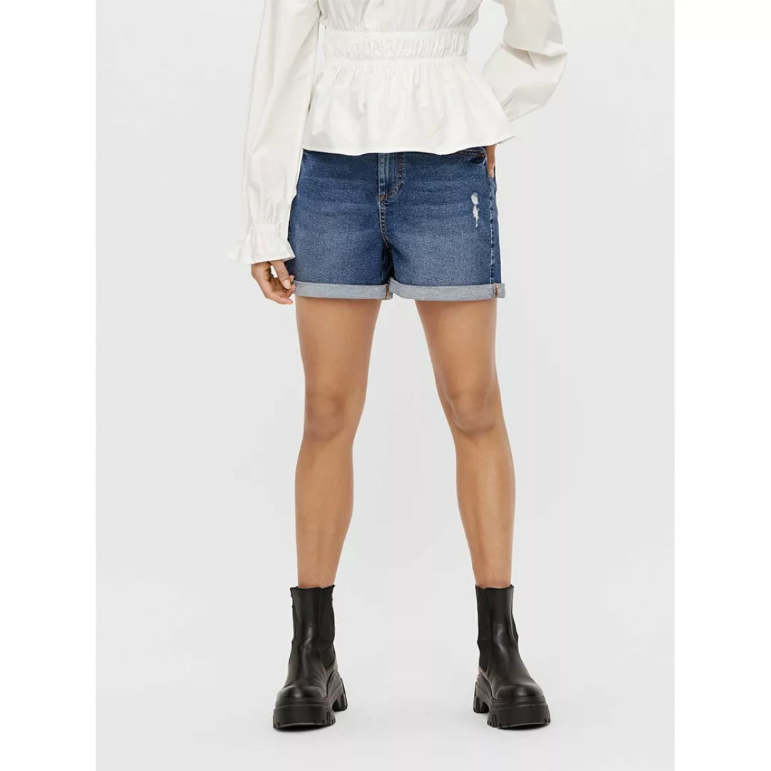 Pieces Pacy Loose Mid Waist Jeans-shorts XL Medium Blue Denim günstig online kaufen