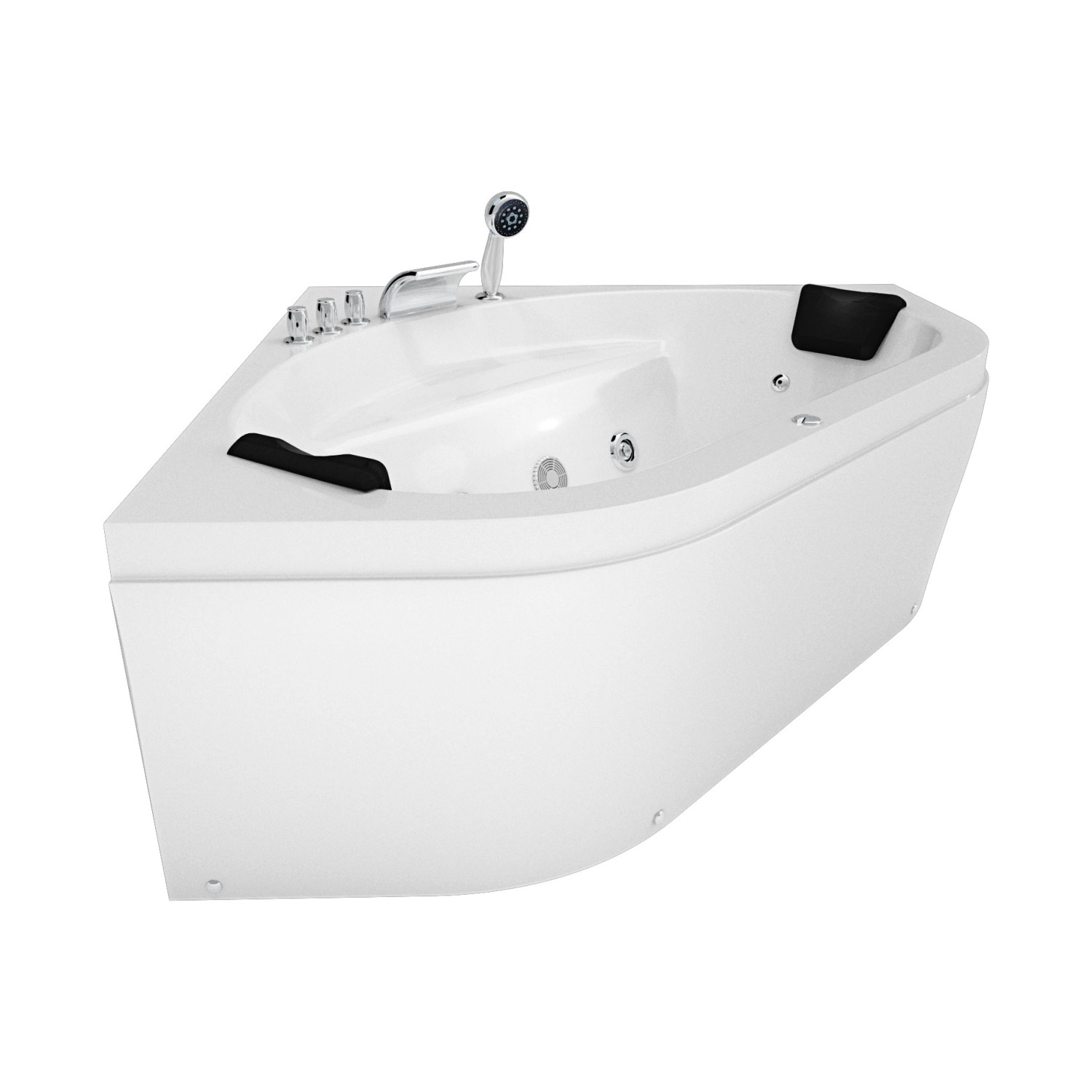 AcquaVapore Whirlpool Pool Badewanne Eckwanne Wanne W20 140x140 mit Farblic günstig online kaufen