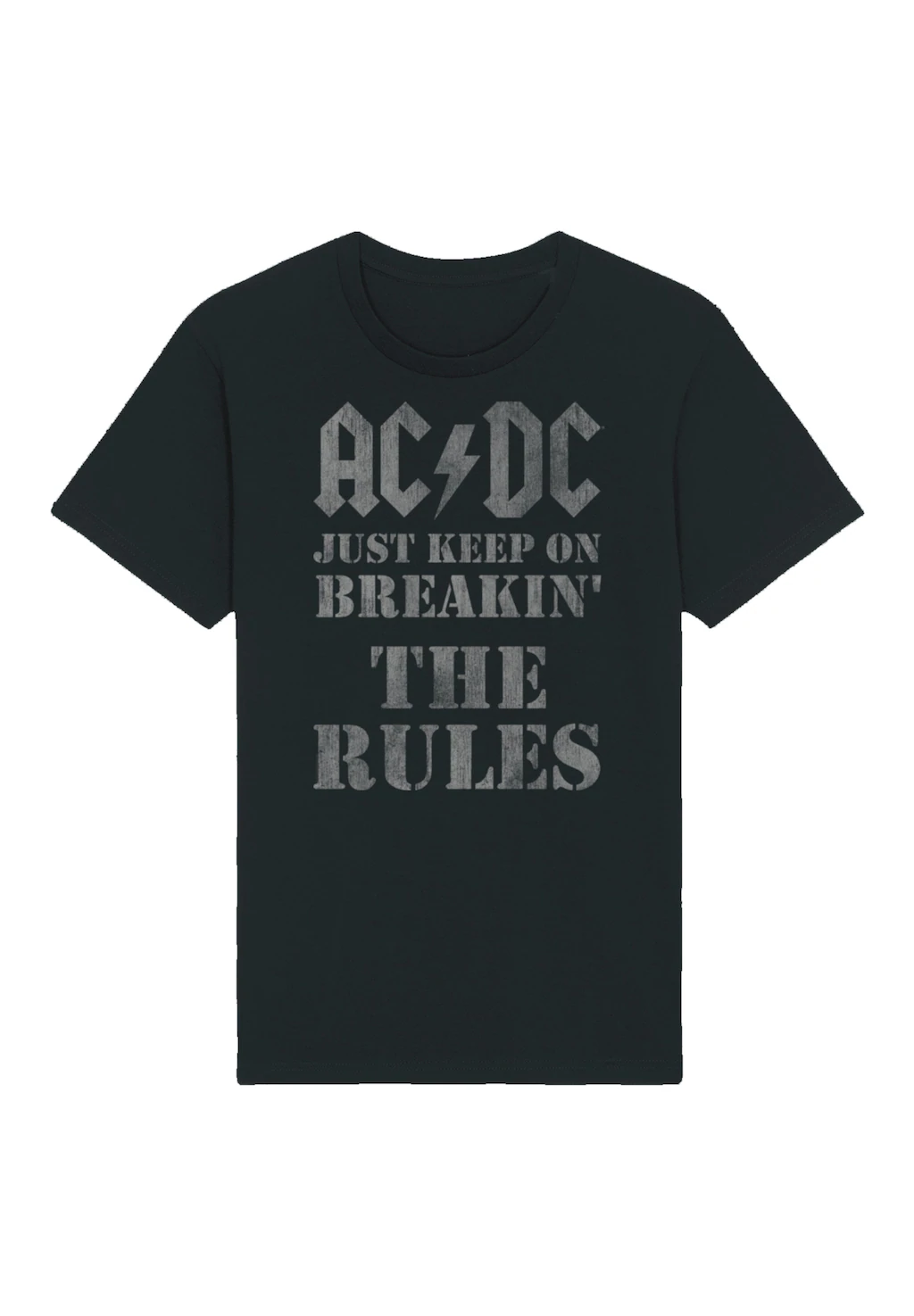 F4NT4STIC T-Shirt "AC/DC Just Keep On Breaking The Rules", Premium Qualität günstig online kaufen